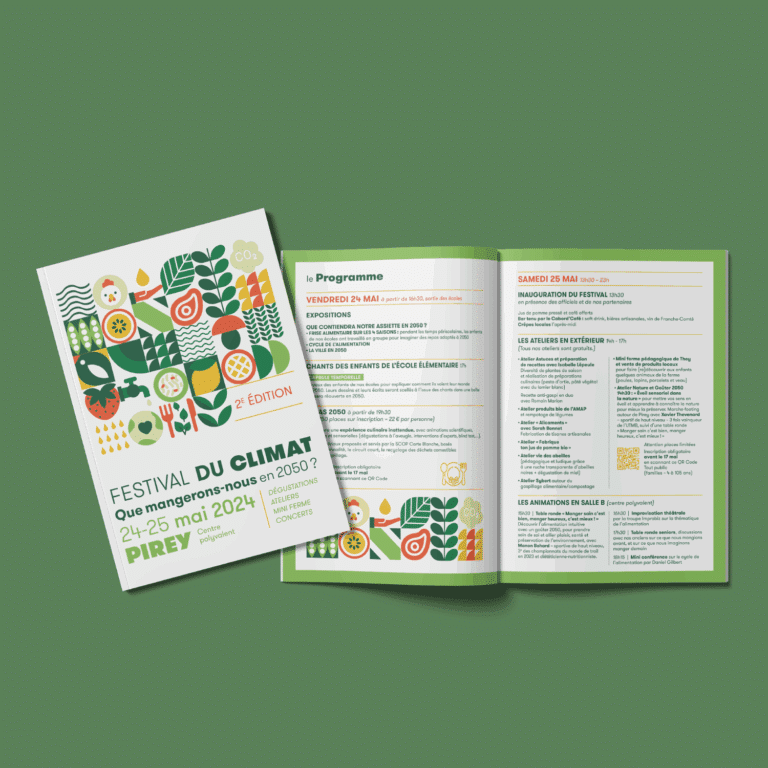 Flyer communication globale festival du climat 2024 Pirey