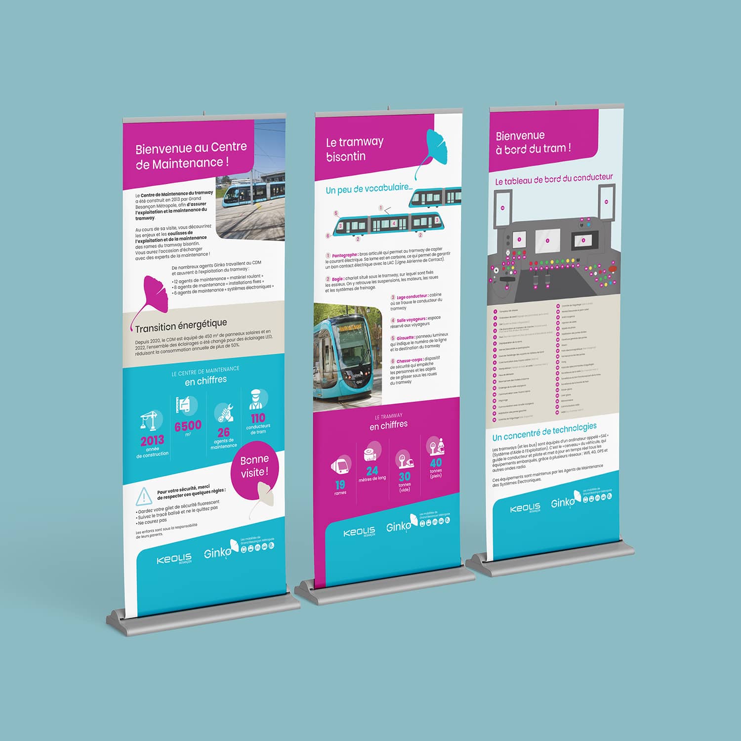 Kakémonos Ginko journées portes ouvertes