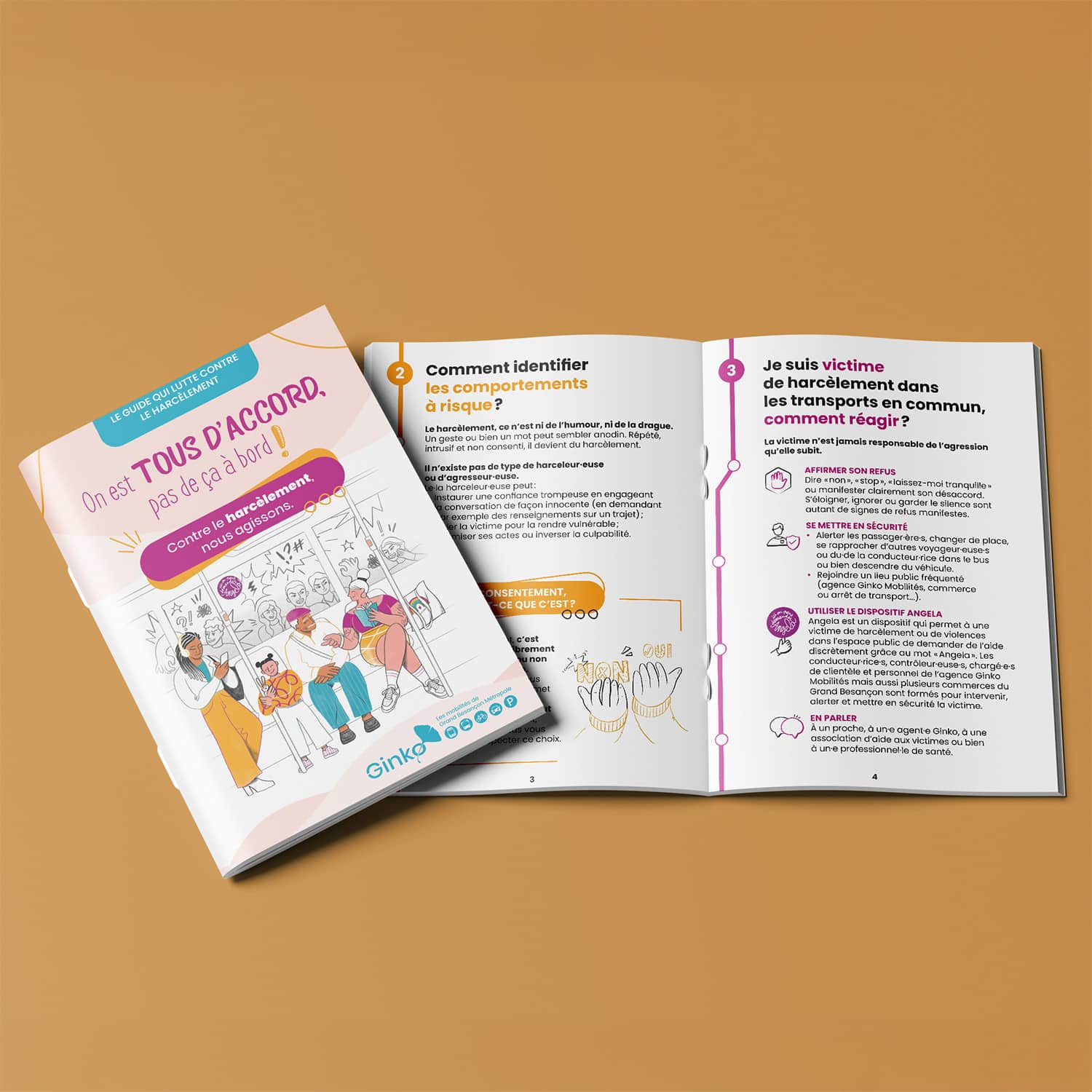 Campagne contre le harcèlement Ginko guide