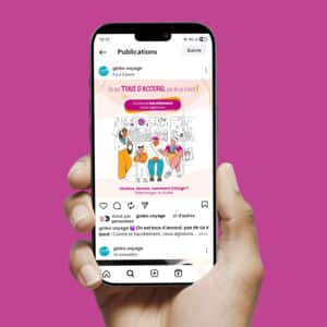 Campagne contre le harcèlement Ginko Illustration