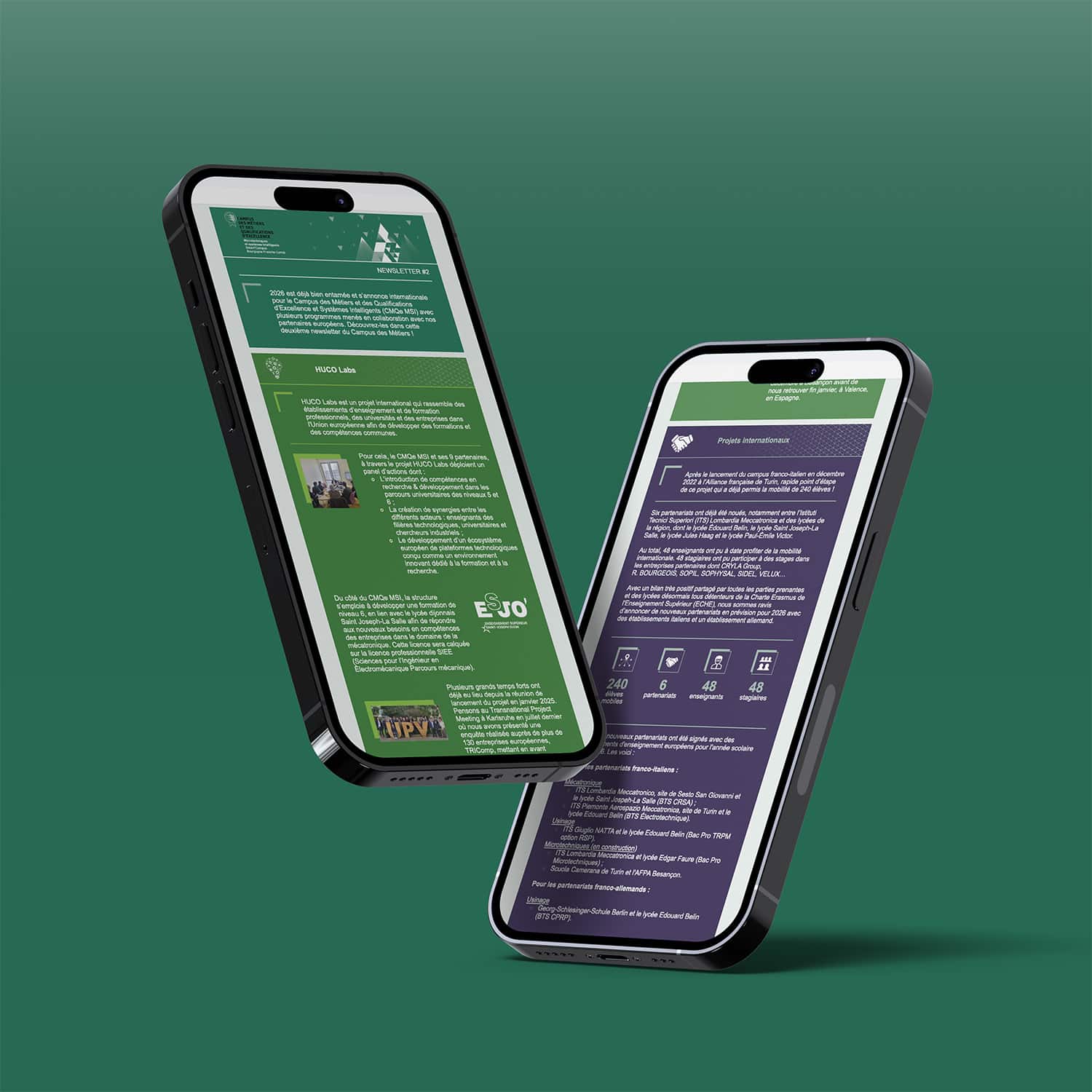 Newsletter téléphone CMQe MSI