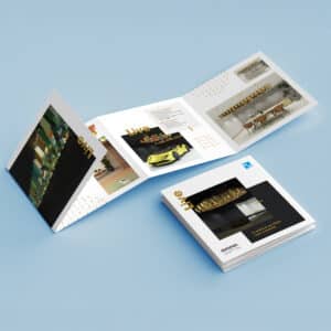 Couverture et volets de la plaquette