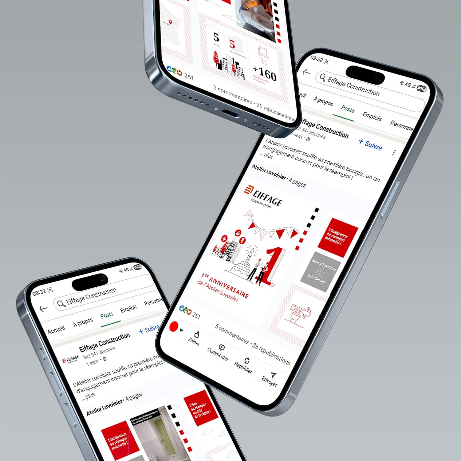 Newsletter sur téléphone