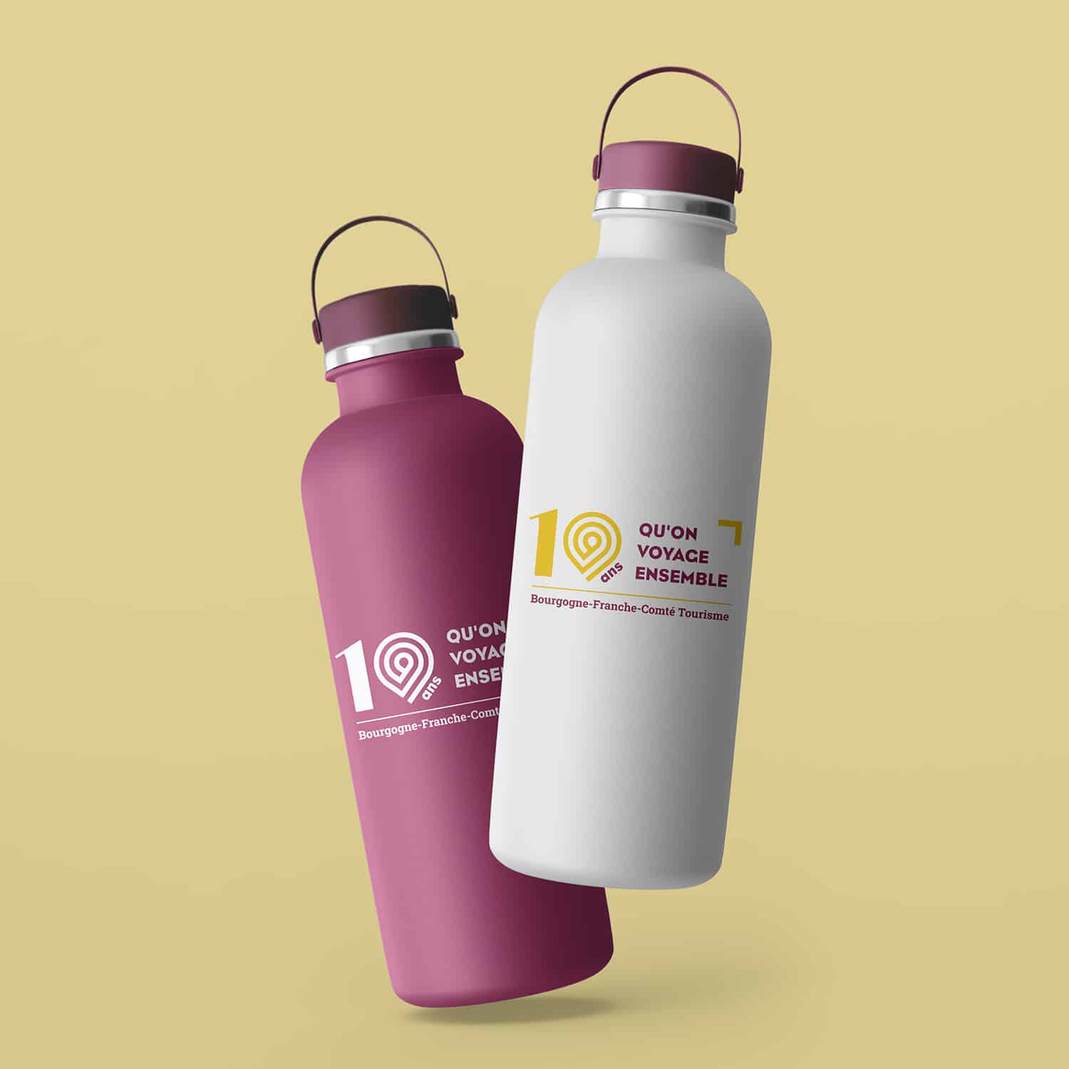 BFC Tourisme motion design 10 ans bouteilles