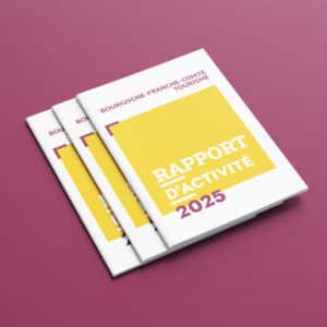 Rapport d'activité BFC Tourisme 25 couverture