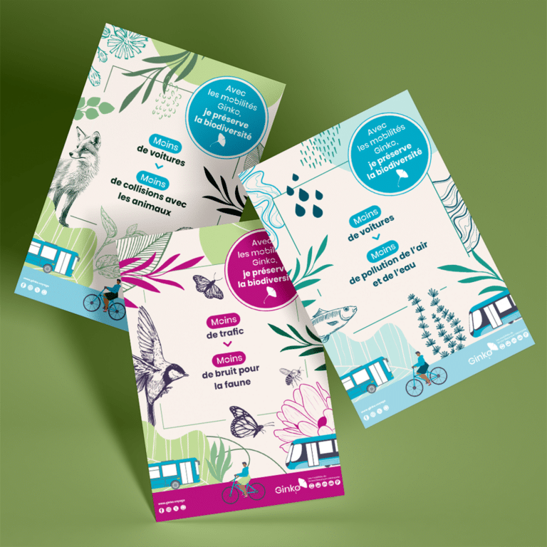 affiche Ginko campagne biodiversité