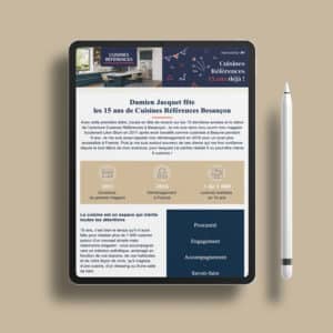 Newsletter CR Ipad